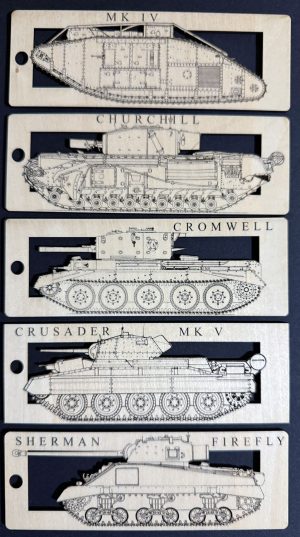 Tank Bookmarks - 1