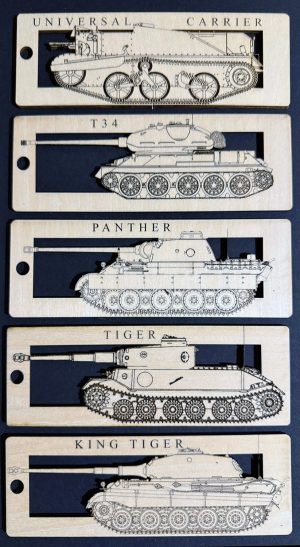 Tank Bookmarks - 3